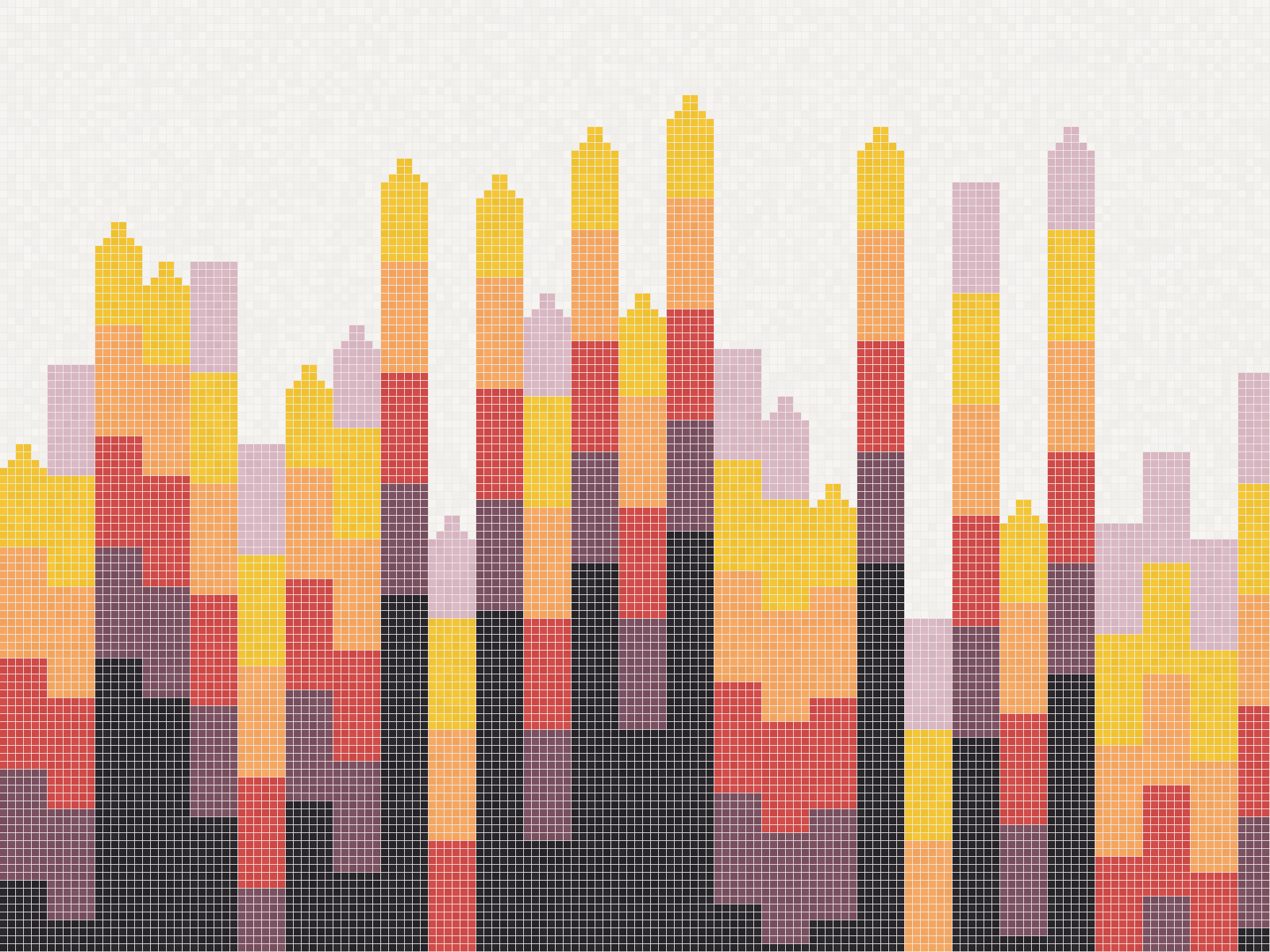 Geometrisches Mosaikdesign Crystalline