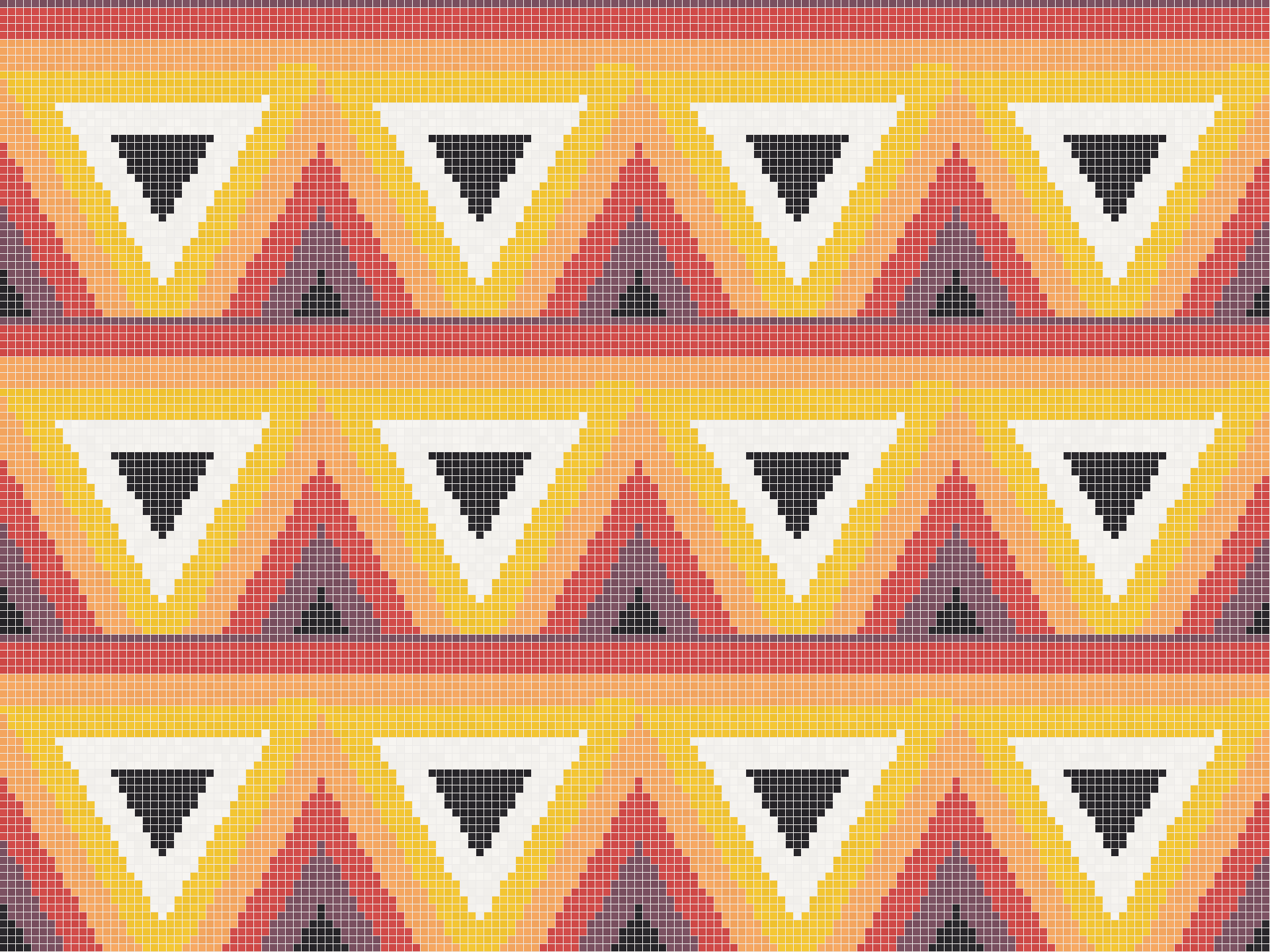 Geometrisches Mosaikdesign Nestedtri
