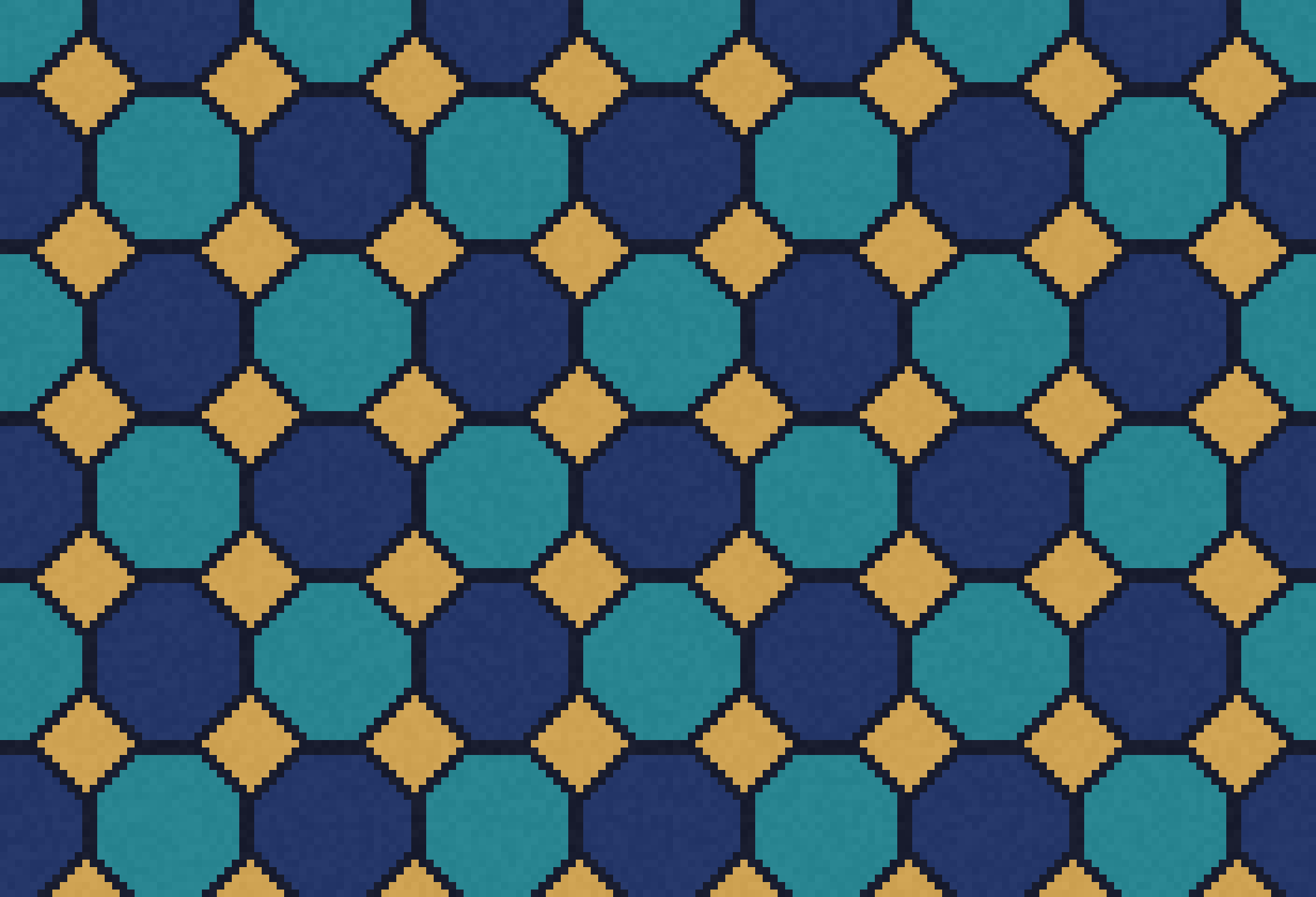 Orientalisches Mosaikdesign Octagon